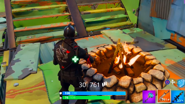 Campfire trap fortnite