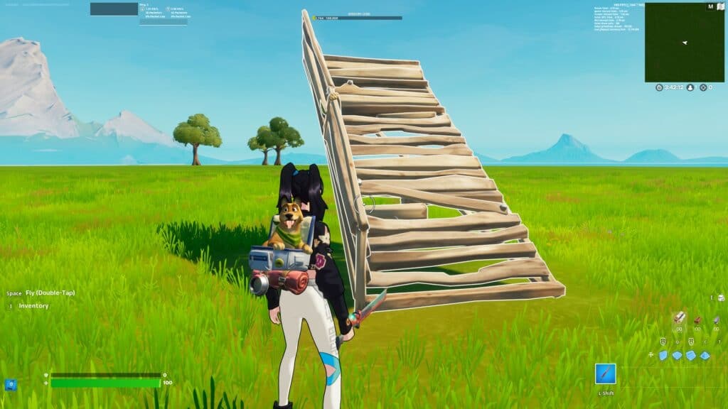 Fortnite Build Half Stair