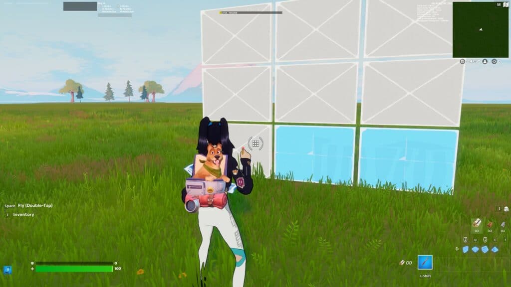 Fortnite Edit Wall 2 Squares