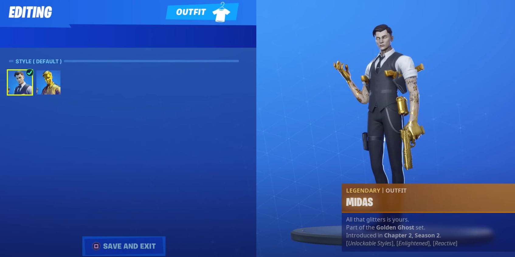 Recent update made Midas lose his golden touch : r/FortNiteBR