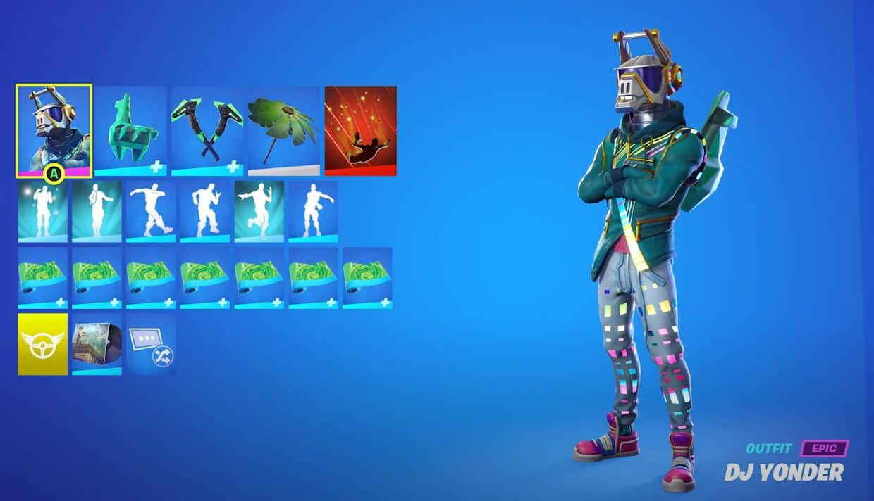 Fortnite Llama Skin DJ Yonder