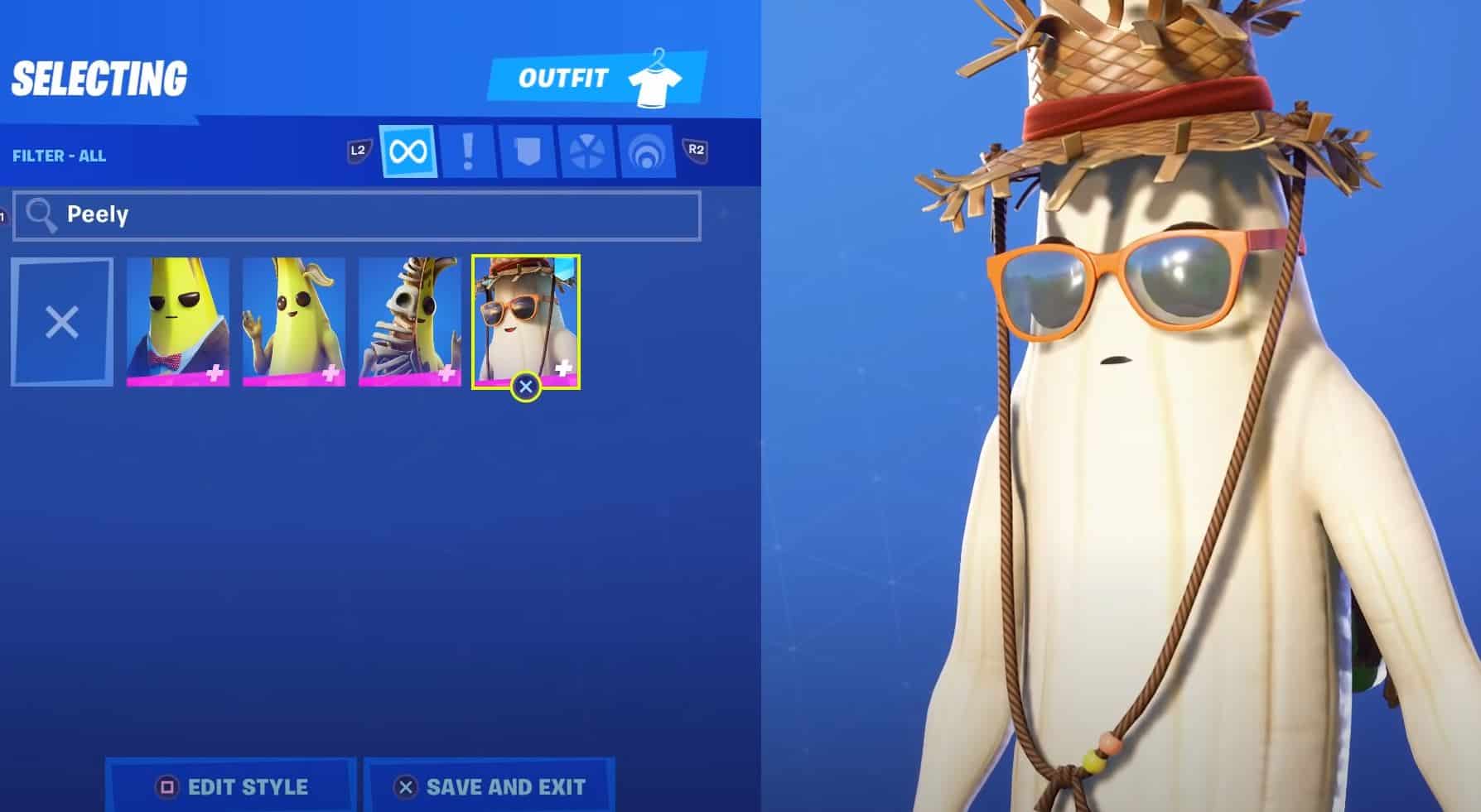 Fortnite Unpeely Skin