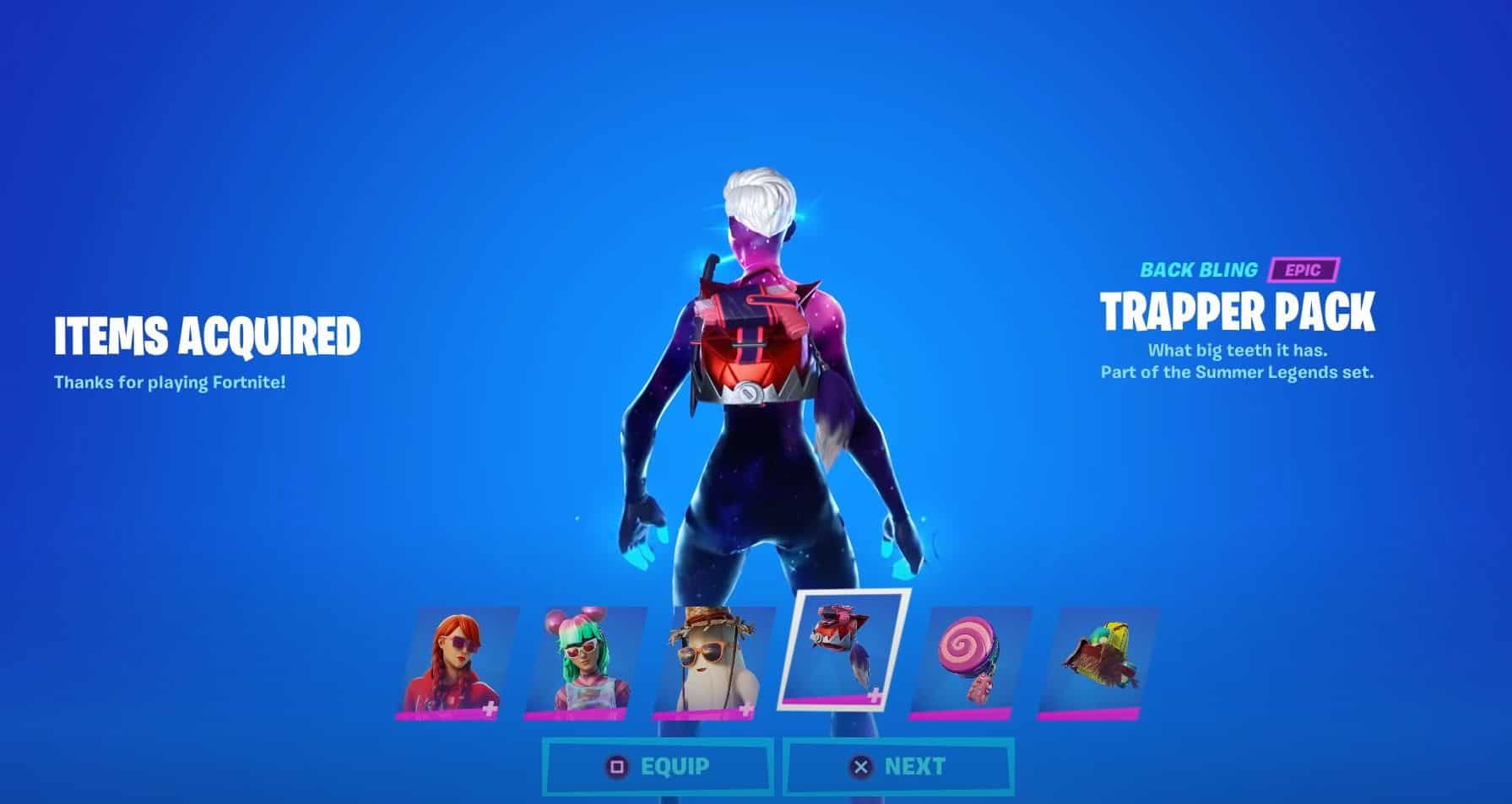 Fortnite Unpeely Skin Trapper Pack