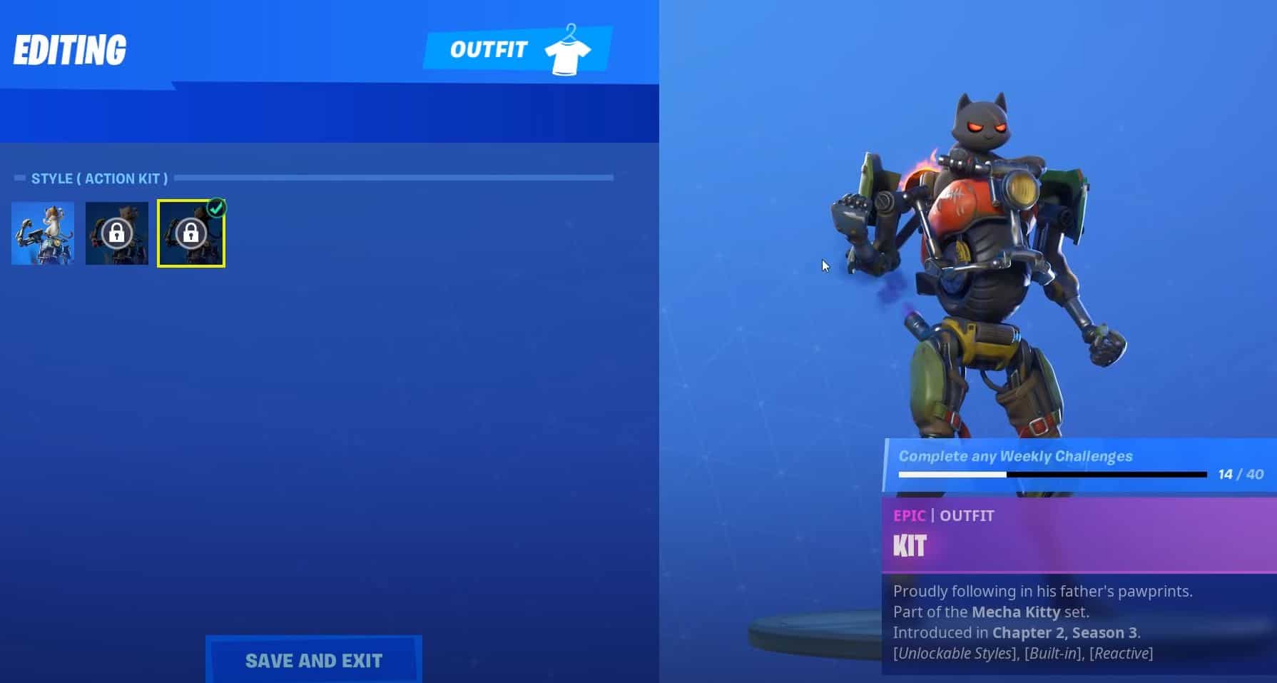 Kit Fortnite Skin Action Kit