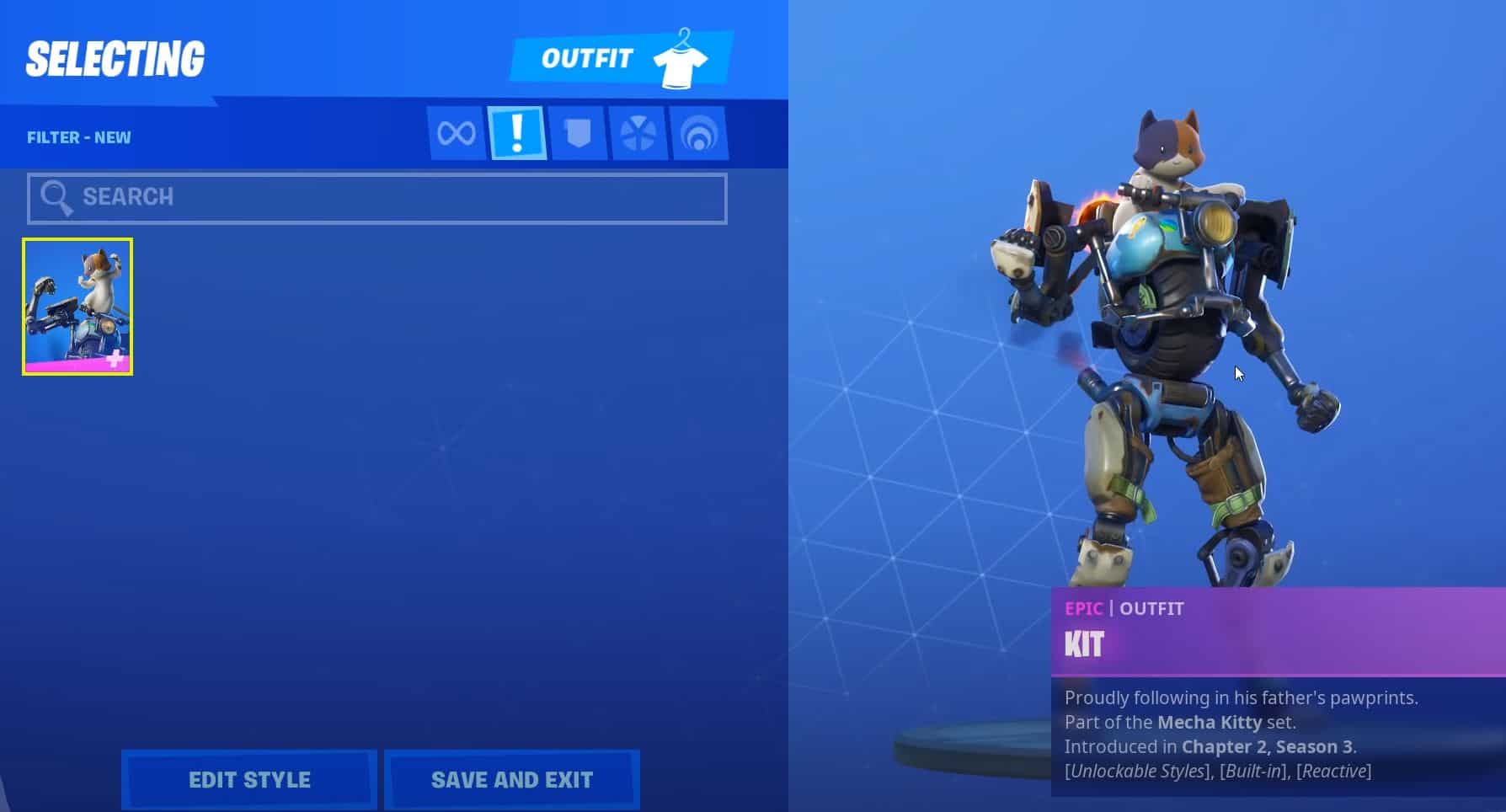 Kit Fortnite Skin