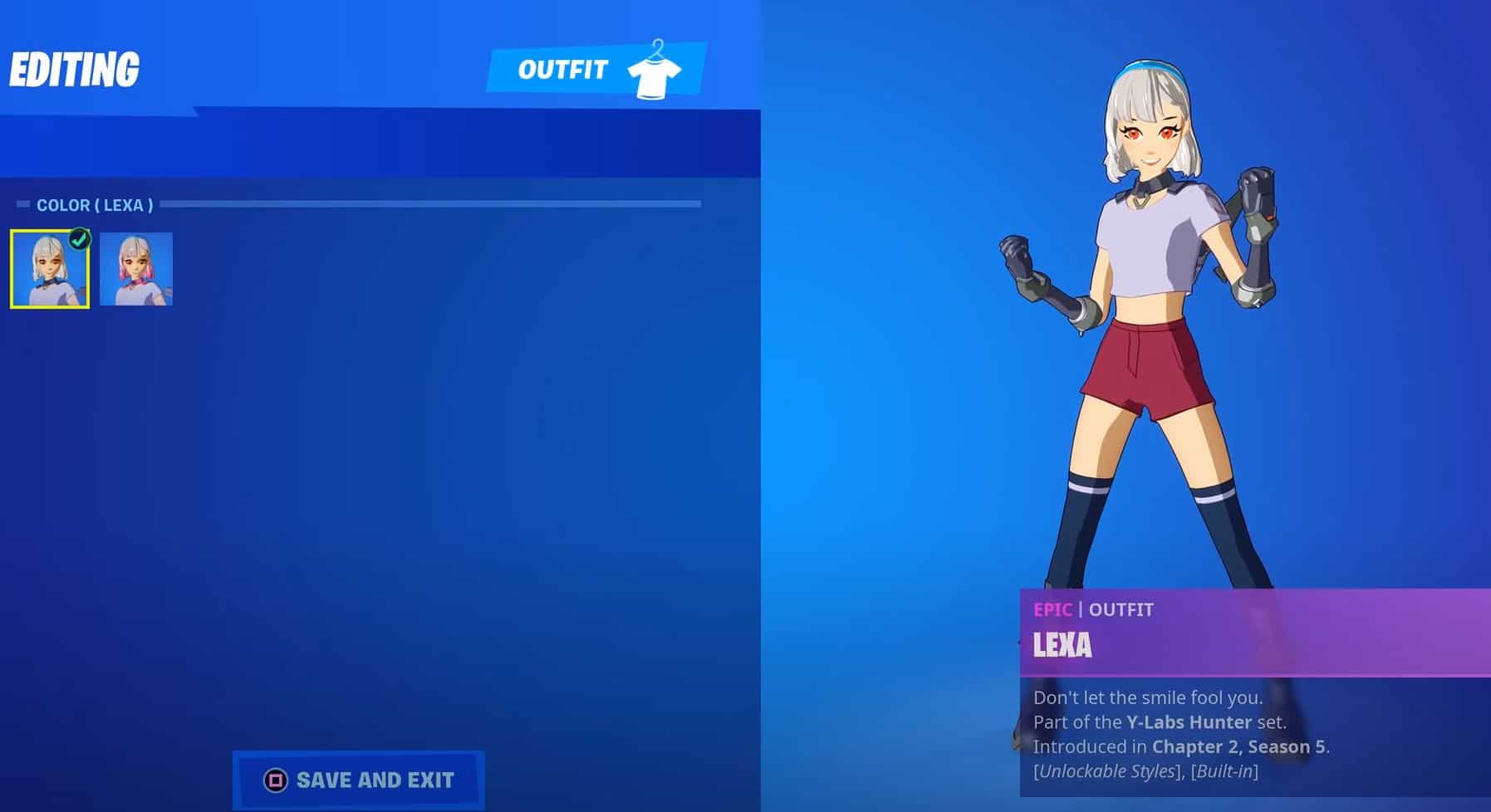 Lexa Fortnite Skin Epic Outfit