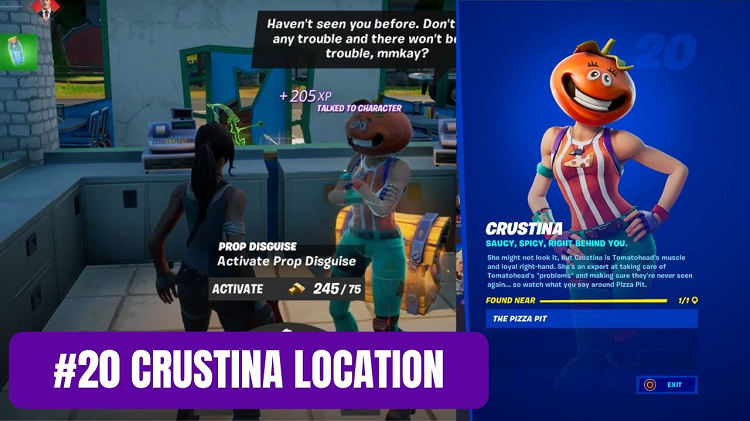 Unlocking Crustina in Fortnite