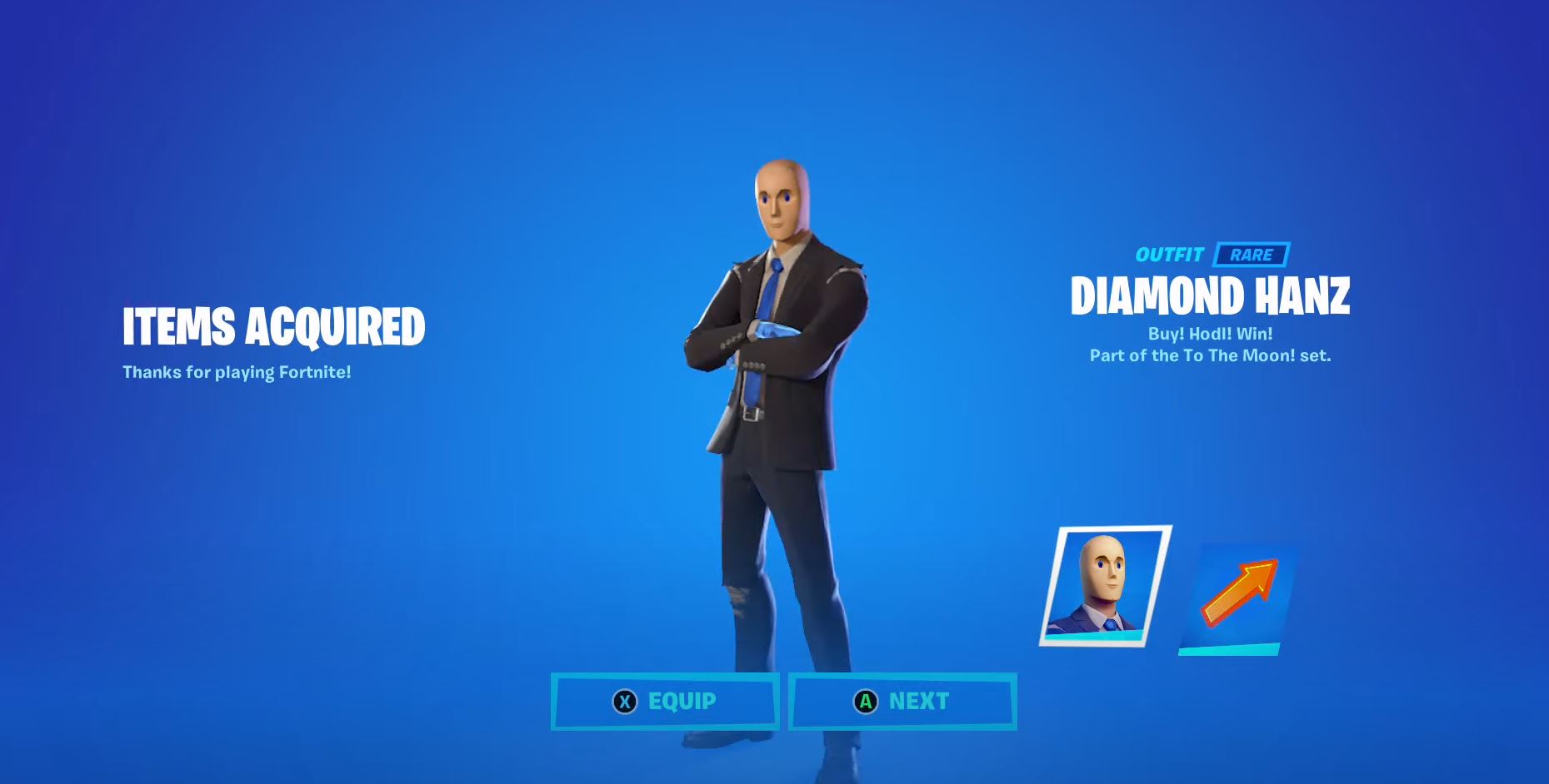 Fortnite Diamond Hanz Skin