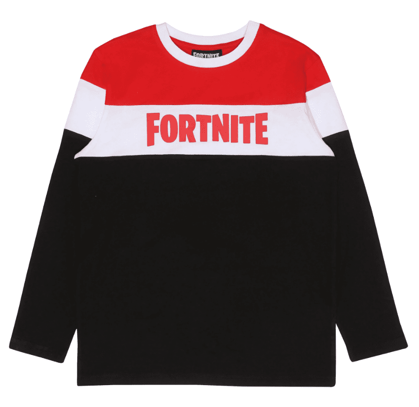 Color Block Fortnite Crewneck Sweatshirt