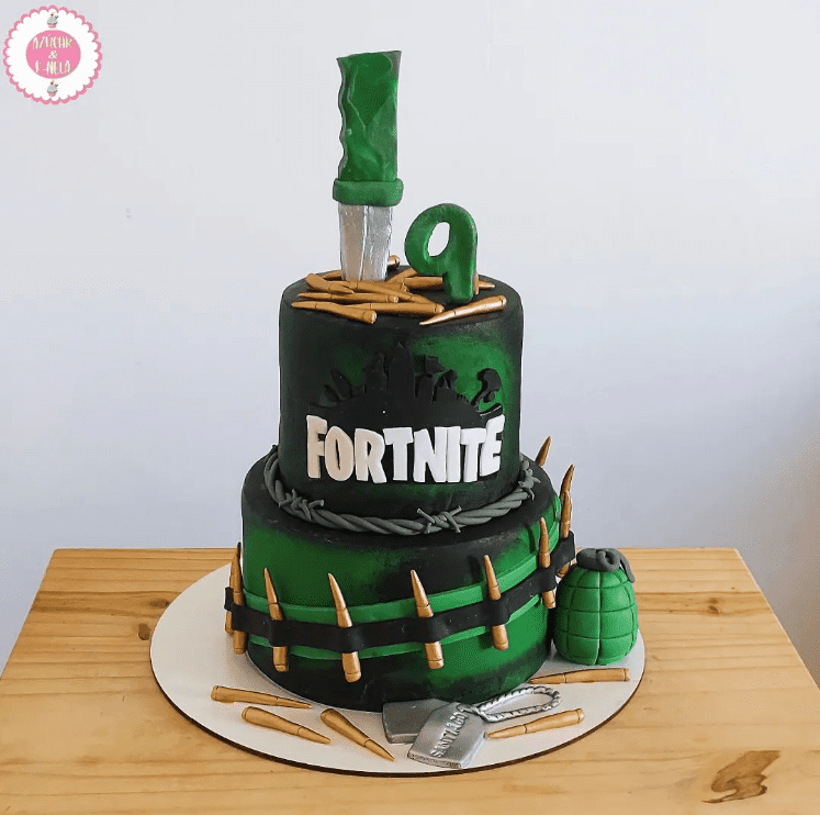 Fortnite Army Cake