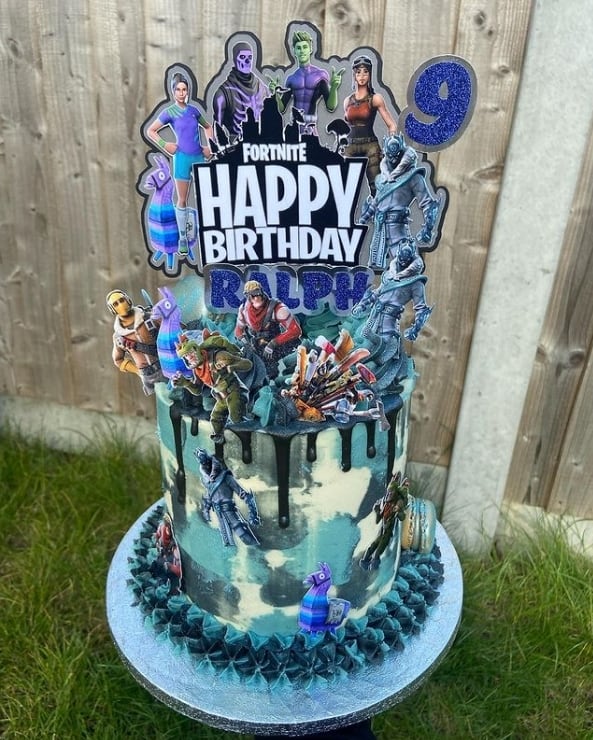 Fortnite Inspired Cake