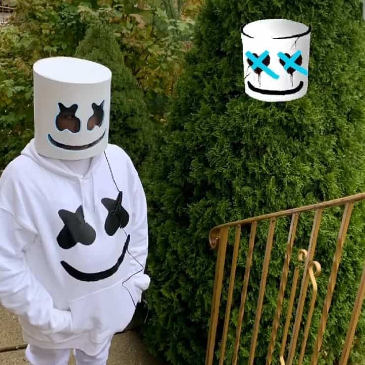 Marshmello Face Hoodie