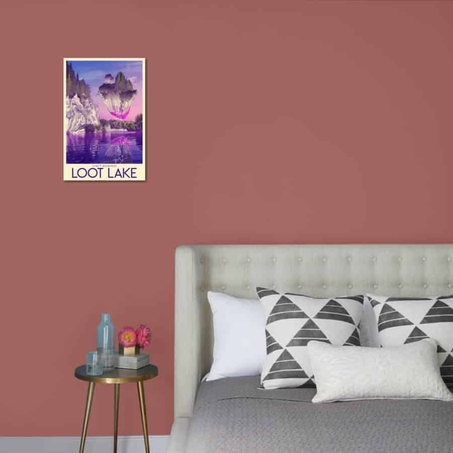 Visit Scenic Loot Lake Poster